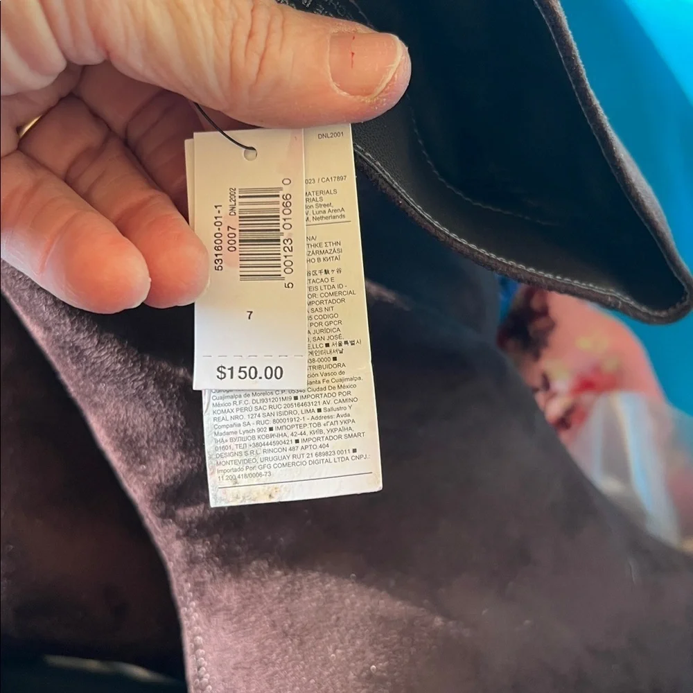 Banana Republic Office Siren Career Fall Vegan Suede Leather Tall Slouch Boots